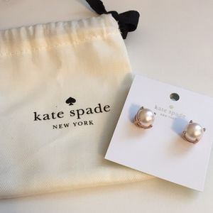 NTW Kate Spade Blush Gumdrop Studs